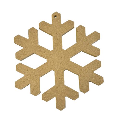 6&quot; Snowflake Base - 1/4&quot; Thick MDF