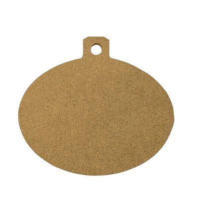 4.5" Oval Ornament Base - 1/4" Thick MDF 4.5" Oval Ornament Base - 1/4" Thick MDF