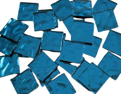 Sea Blue Waves Mirror Tiles