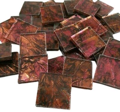 Red &amp; Copper Van Gogh Tiles