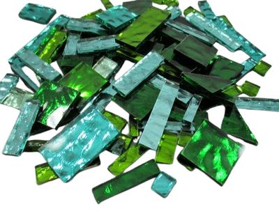 Green Mirror Mix Offcuts 1/2 Lb