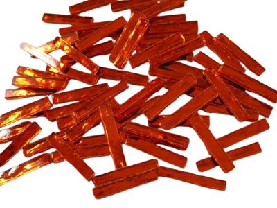 Orange Ripple Mirror Skinnies