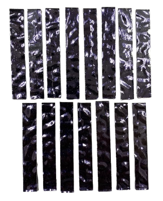 15 Violet Waves Mirror Large Rectangle Tiles