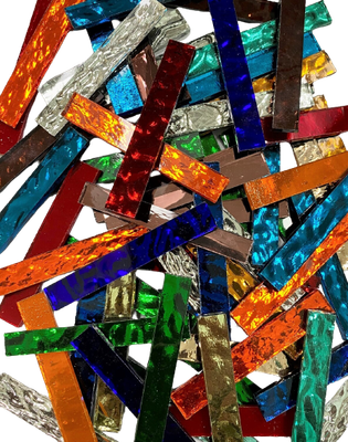 15 Assorted Mirror Long Rectangles