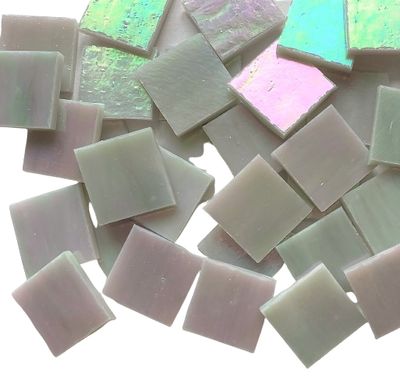 Iridescent Light Gray Tiles