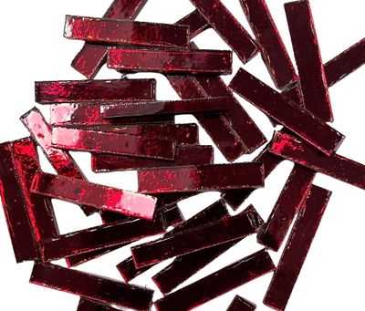 Dark Cherry Red Mirror Skinnies