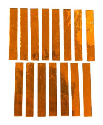 15 Orange Crush Mirror Large Rectangle Tiles