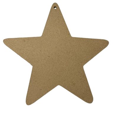 Star 6" - 1/4" Thick MDF