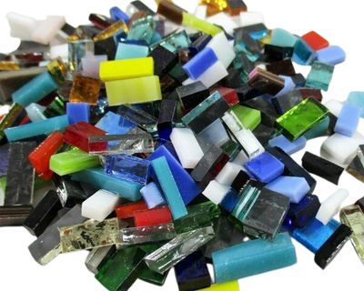 Little Bits Stained Glass Offcuts 1/2 Lb