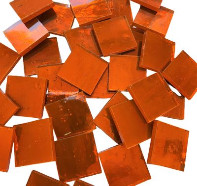 Orange Crush Mirror Tiles
