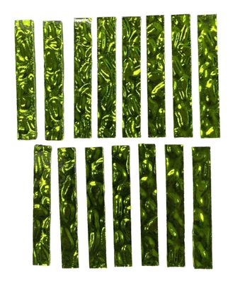 15 Spring Green Waves Mirror Large Rectangle Tiles