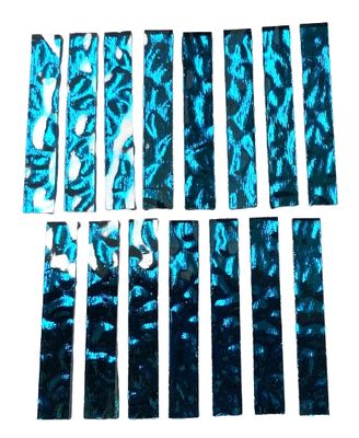 15 Sea Blue Waves Mirror Large Rectangle Tiles