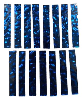 15 Sapphire Waves Mirror Large Rectangle Tiles