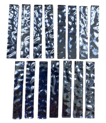 15 Baby Blue Waves Mirror Large Rectangle Tiles