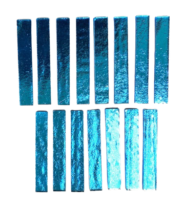 15 Turquoise Mirror Large Rectangle Tiles