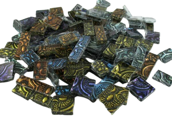 Mixed Flora Glass Offcuts 1/2 Lb