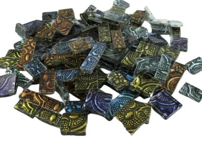 Mixed Flora Glass Offcuts 1/2 Lb