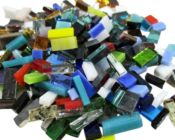 Little Bits Stained Glass Offcuts 1/2 Lb