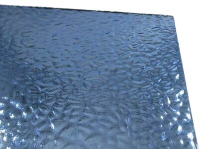 Baby blue wavy-textured mirror sheet for mosaics alternate view