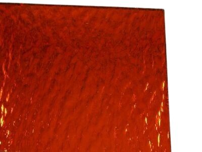 Orange ripple-textured mirror sheet for mosaics alternate view