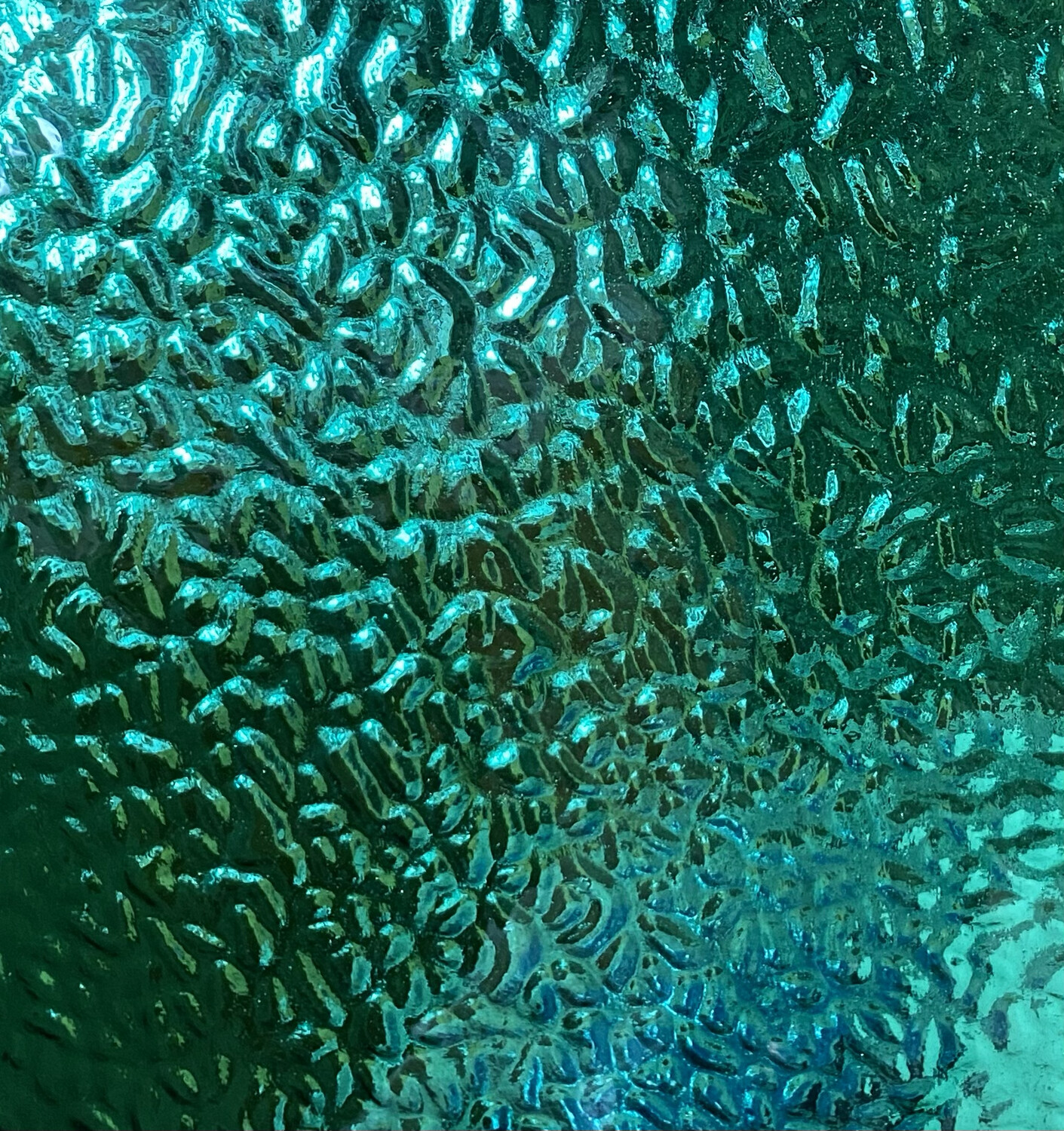 Aqua Waves Mirror Sheet