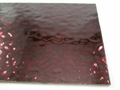 Burgundy Waves Mirror Sheet