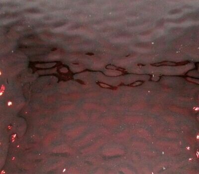 Burgundy Waves Mirror Sheet