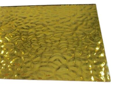 gold wavy-textured mirror sheet for mosaics alternate view