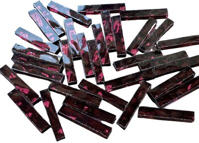 Burgundy Waves Mirror Skinnies
