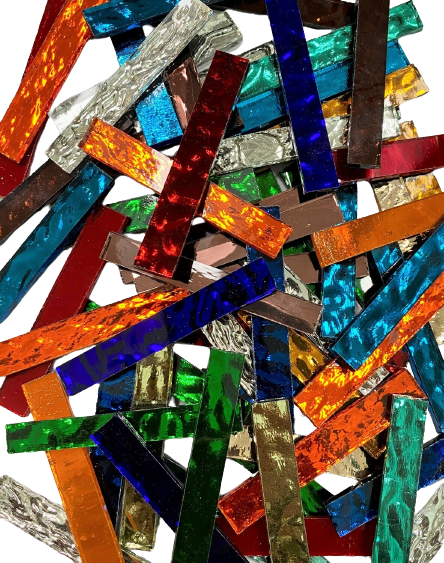 15 Assorted Mirror Long Rectangles