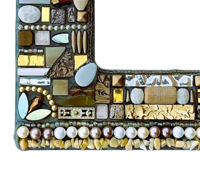 8 Gold Metal Bar Beads