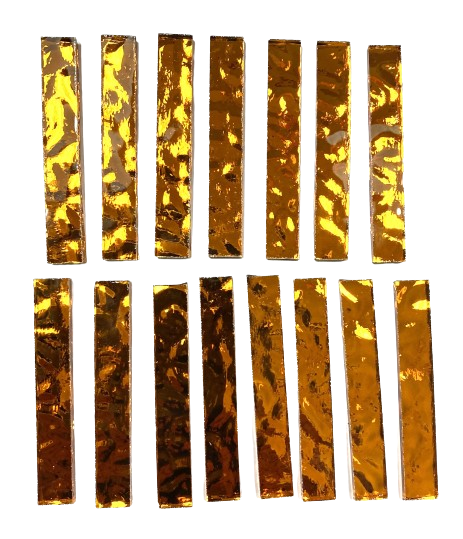 15 Amber Waves Mirror Large Rectangle Tiles
