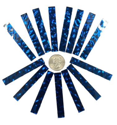 15 Sapphire Waves Mirror Large Rectangle Tiles