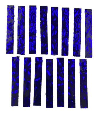 15 Cobalt Waves Mirror Large Rectangle Tiles