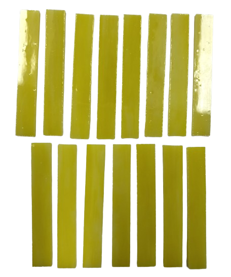15 Yellow Swirls Stained Glass Large Rectangle Tiles