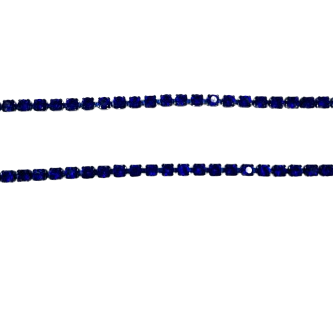 Cobalt Blue Rhinestone Chain