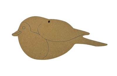 7" Bird - 1/4" Thick MDF
