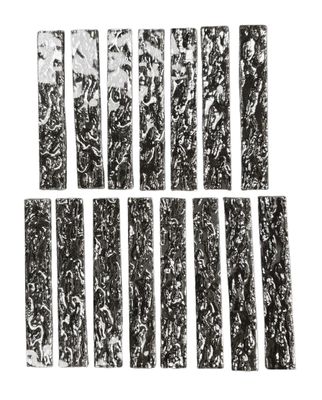 15 Silver Granite Mirror Large Rectangle Tiles