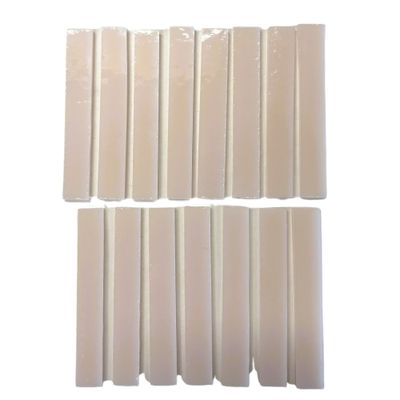 15 Blush Pink Stained Glass Large Rectangle Tiles