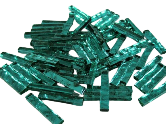 Teal Ripple Mirror Skinnies