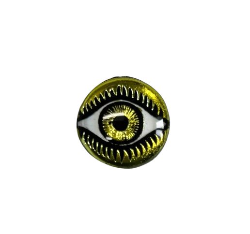 14 mm Eye Cabochon - Chartreuse Green