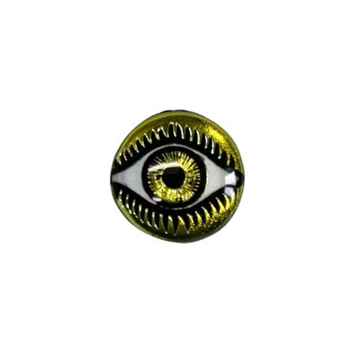 14 mm Eye Cabochon - Chartreuse Green