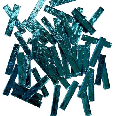 Turquoise Ripple Mirror Skinnies