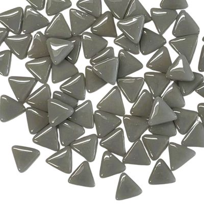 10mm Gray Glass Triangles