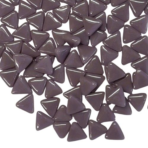 10mm Lilac Purple Glass Triangles