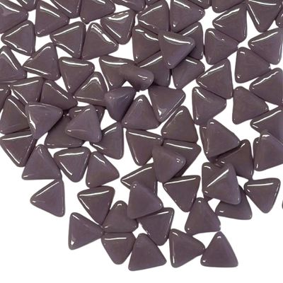 10mm Lilac Purple Glass Triangles