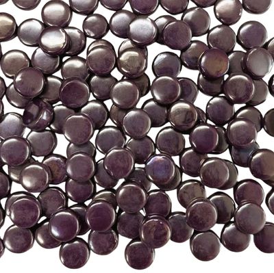 Iridized Grape Glass Mini Dots