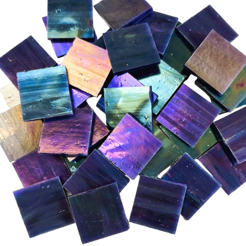 Iridescent Purple Tiles