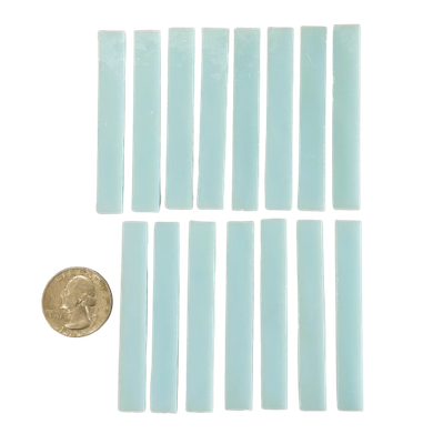 15 Robin's Egg Blue Large Rectangle Tiles