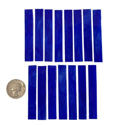 15 Dark Royal Blue Large Rectangle Tiles